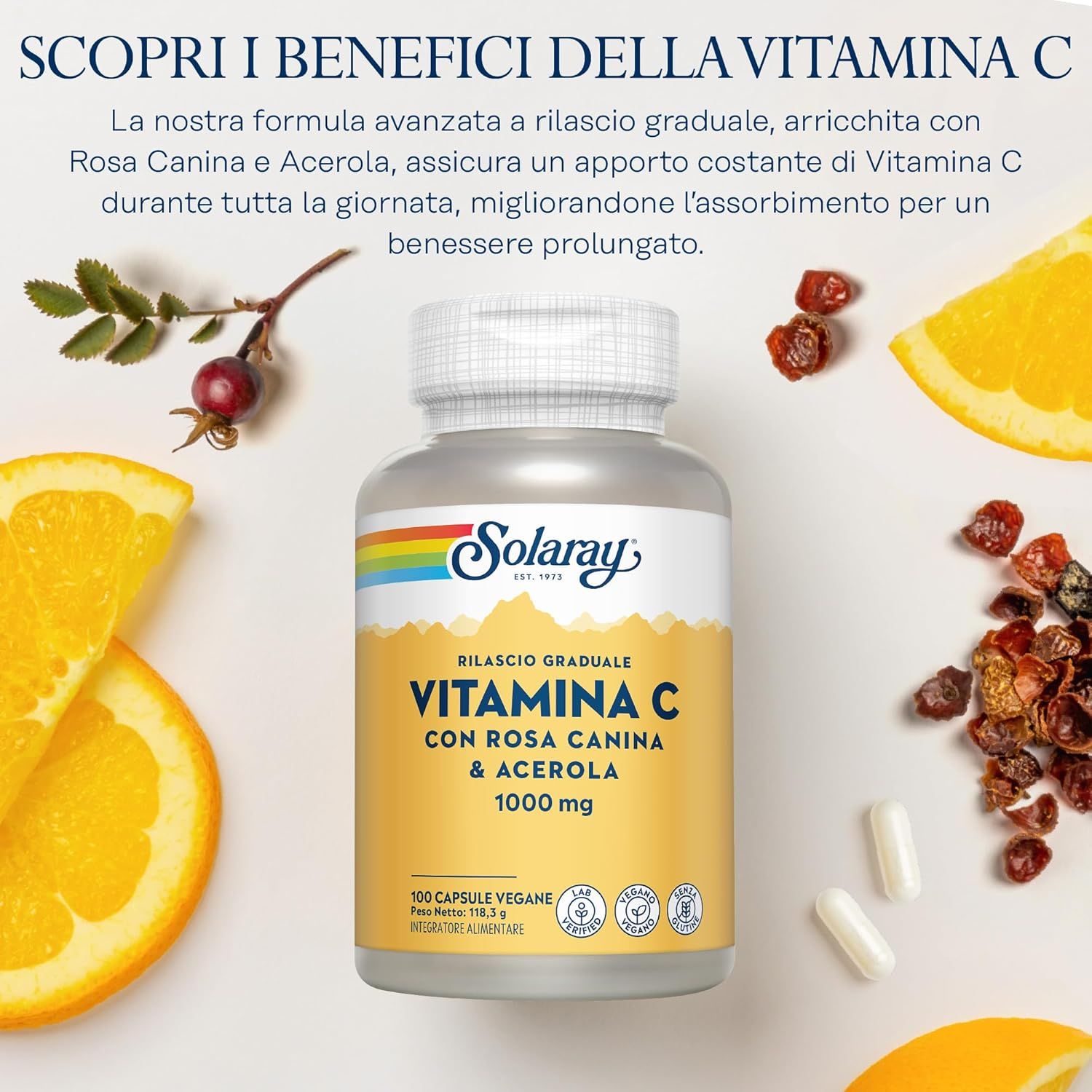 Solaray Vitamina C Capsula