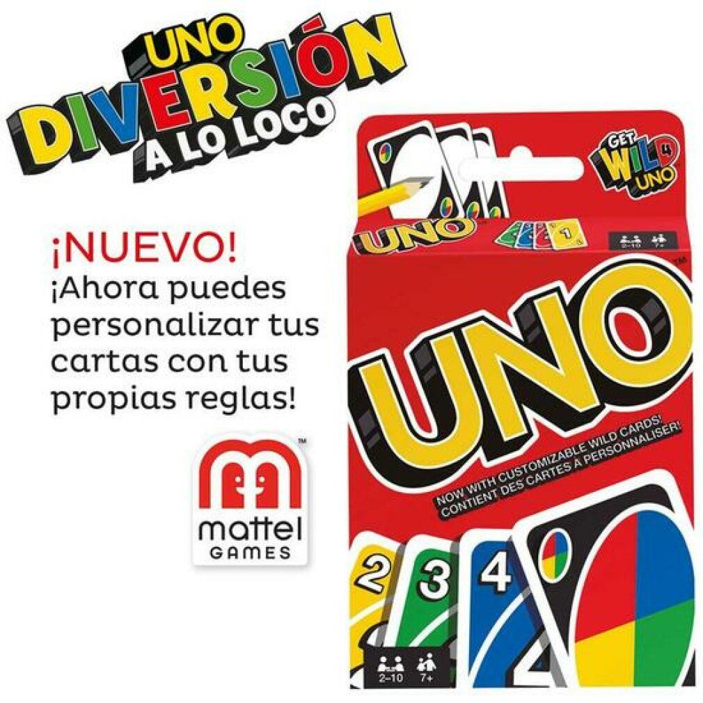 Mattel Games W2087 Gioco di carte/sociale uno 2 - 10 giocatori