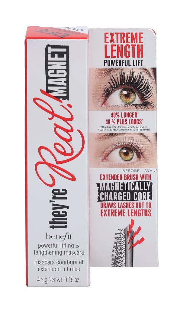 Benefit They're Real! Magnet Mascara Supercharged Black - Effetto lifting e allungante, 4 ml