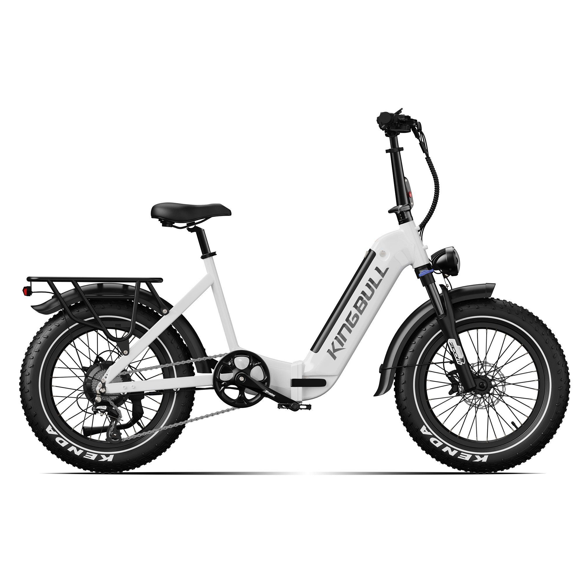 KINGBULL VERVE Bicicletta elettrica, batteria rimovibile da 48 V 20 Ah, cambio Shimano a 8 velocità