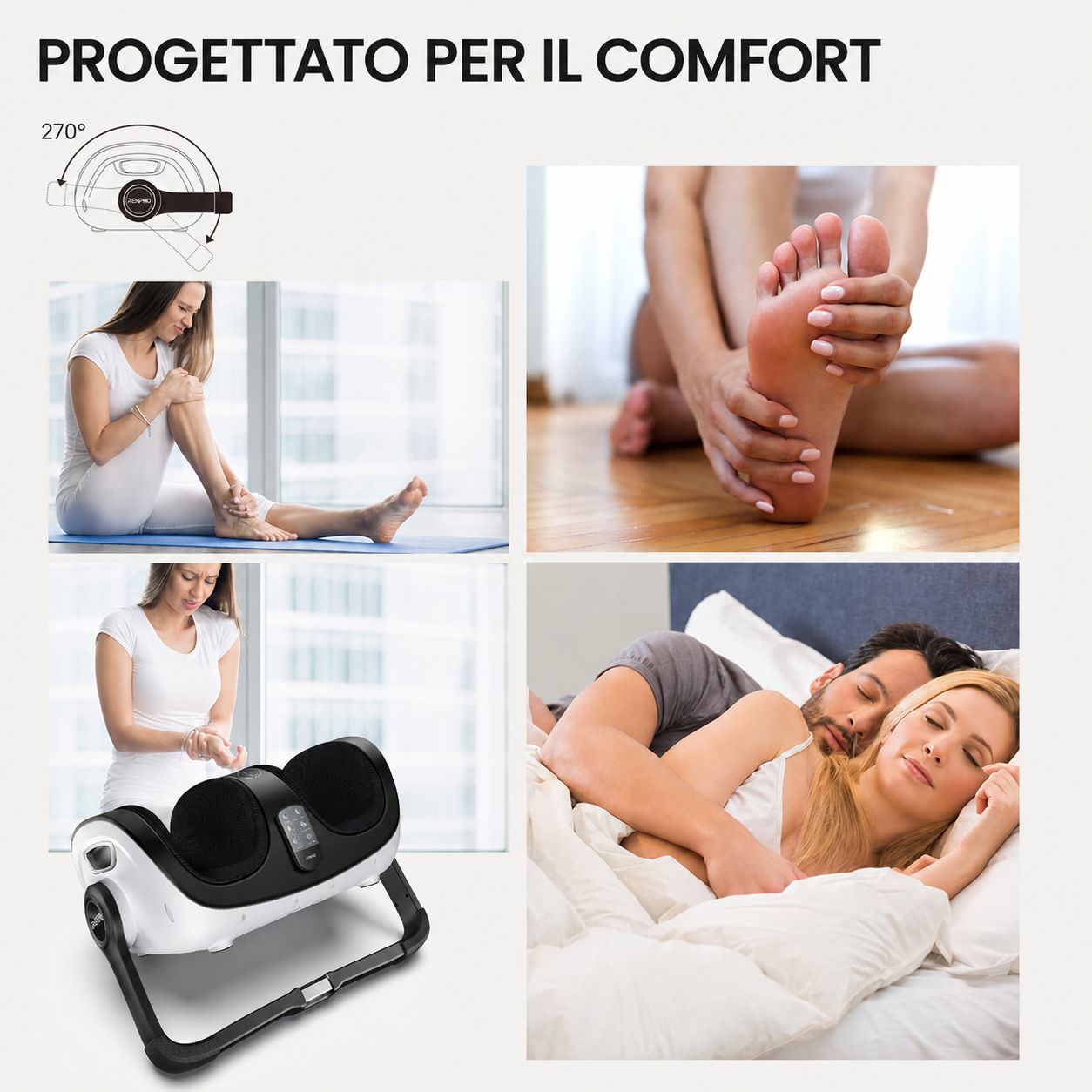 RENPHO Massaggiatore per piedi, gambe e polpacci