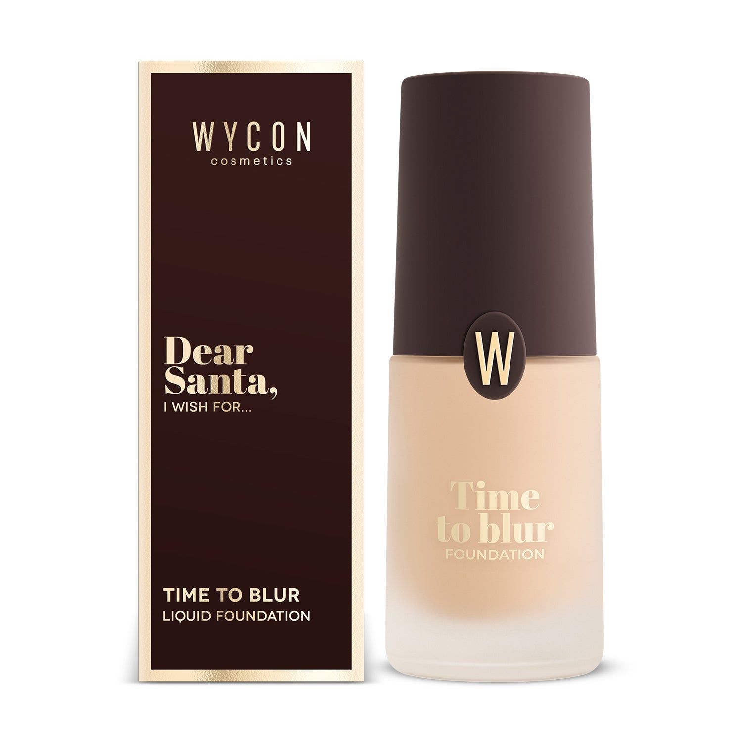 WYCON cosmetics TIME TO BLUR Fondotinta liquido effetto pelle levigata 08 WARM HONEY