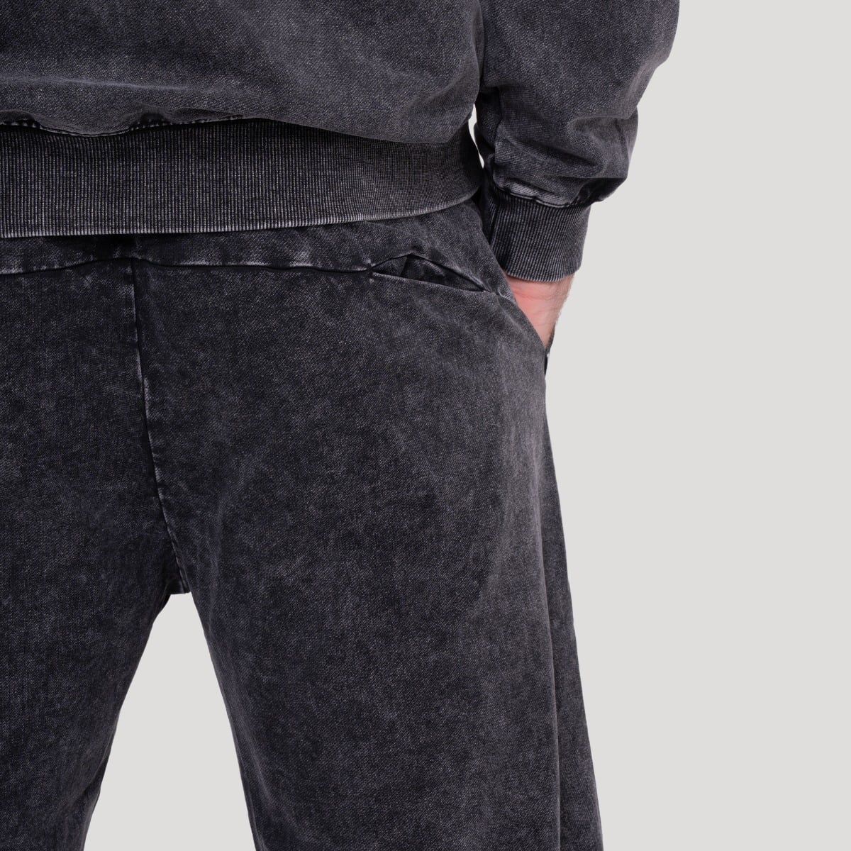 GymBeam Pantaloni sportivi uomo oversize Abyss Charcoal