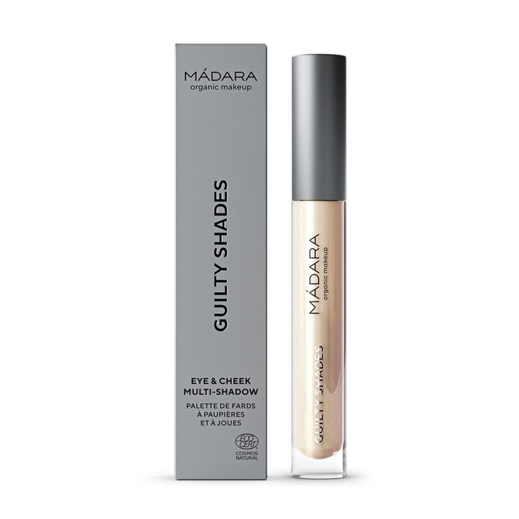 Primo piano di Madara Guilty Shades Frost. Texture cremosa, colore chiaro. Nessun imballaggio visibile.