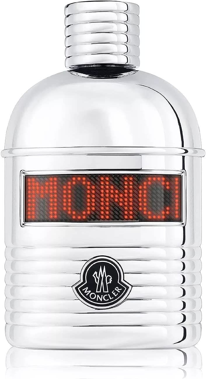 Moncler Eau de Parfum per uomo, ricaricabile con schermo LED