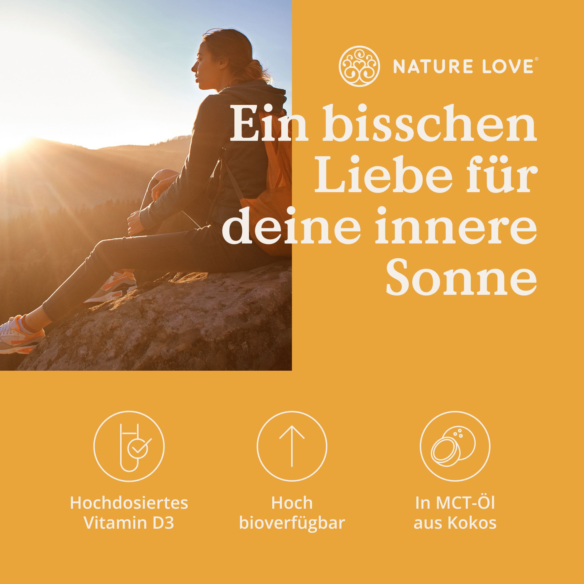 NATURE LOVE® Vitamina D3 5000 I.E.