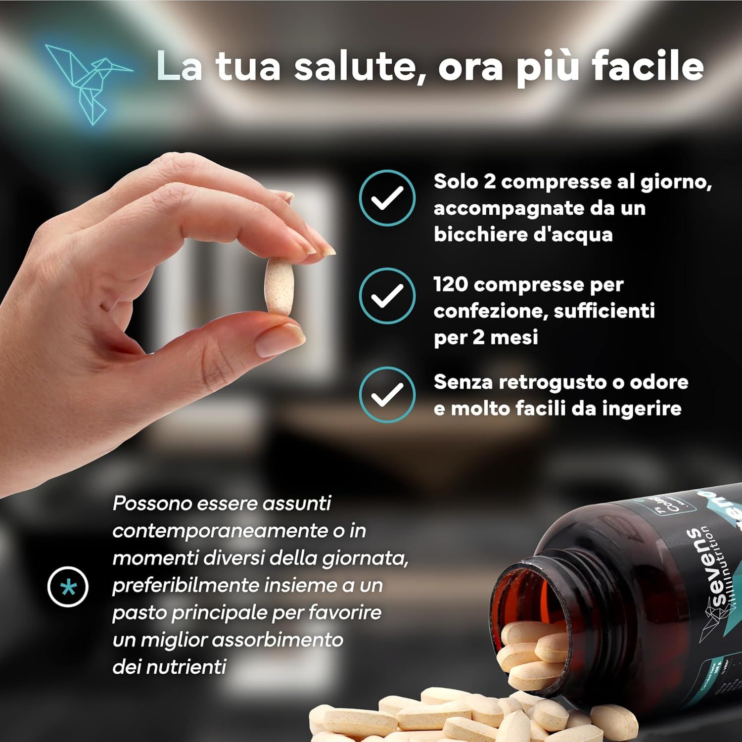 SEVENS NUTRITION Capsule di Collagene