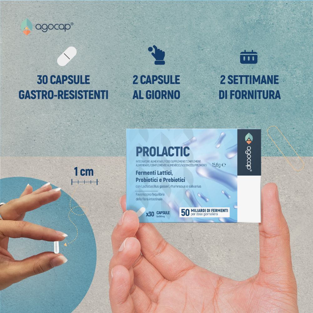agocap - Fermenti lattici probiatici e prebiotici Prolactic