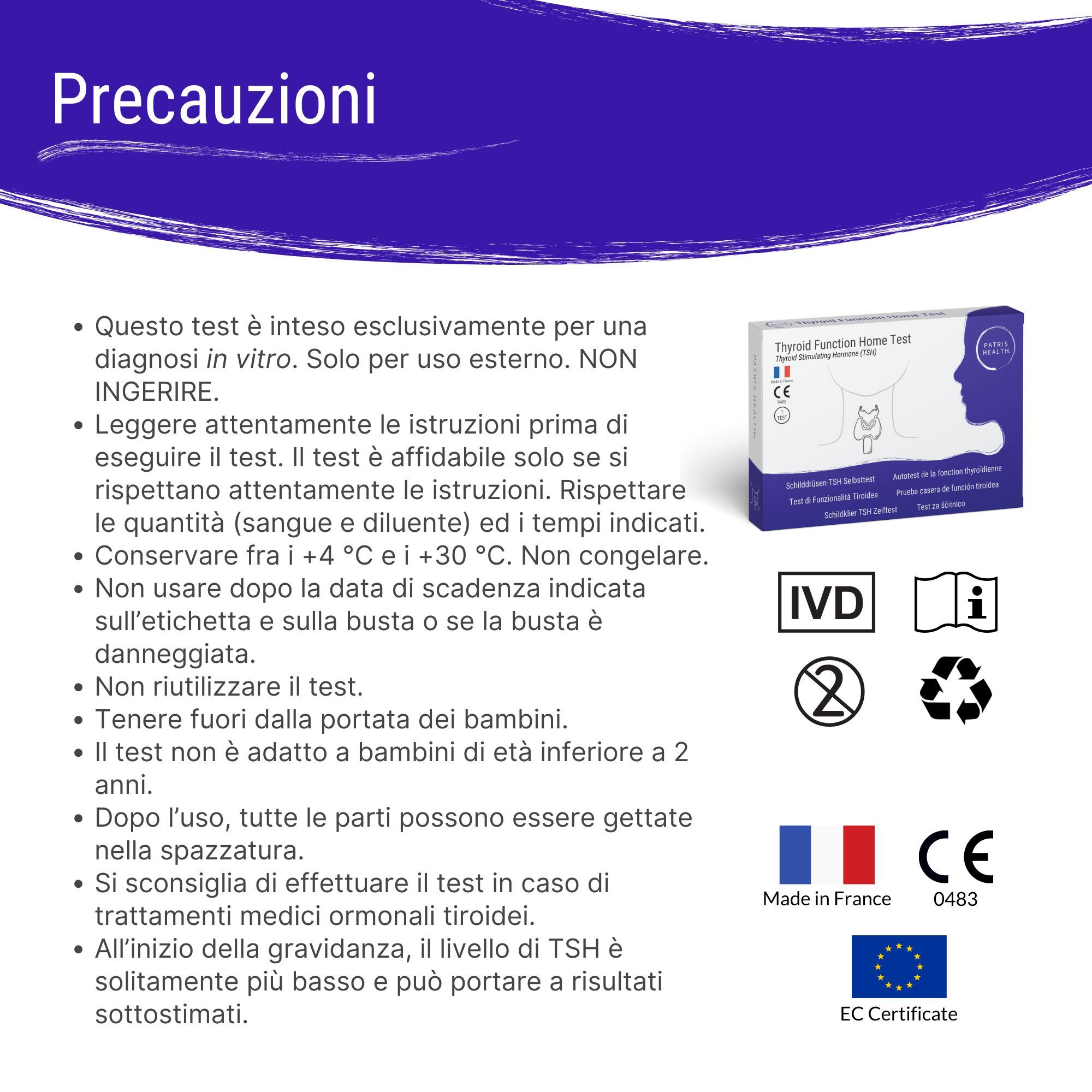 Test di Funzionalità Tiroidea Patris Health®