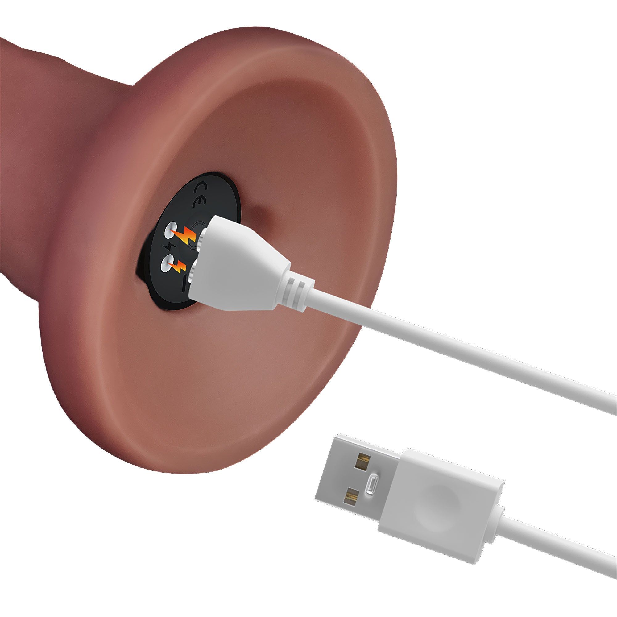 Vibratore Realistico Power Cock Smooth 20 cm