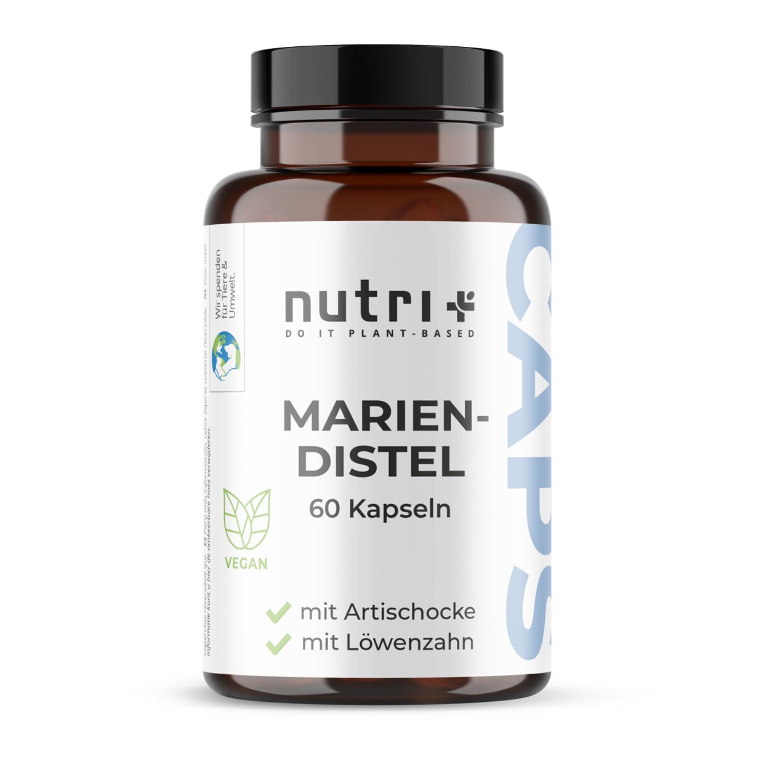 Nutri+ Capsule di Cardo Mariano con Carciofo + Dente di Leone