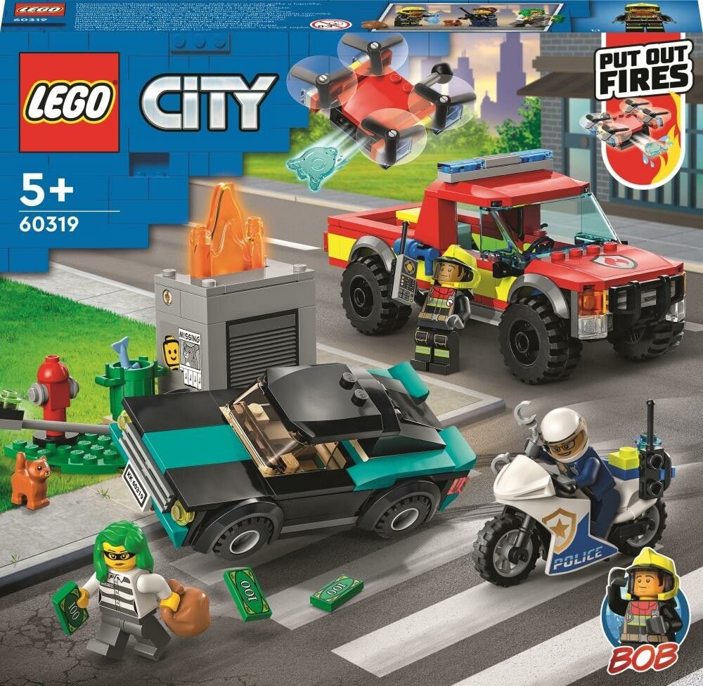LEGO City Fire Soccorso Antincendio e Inseguimento eella Polizia