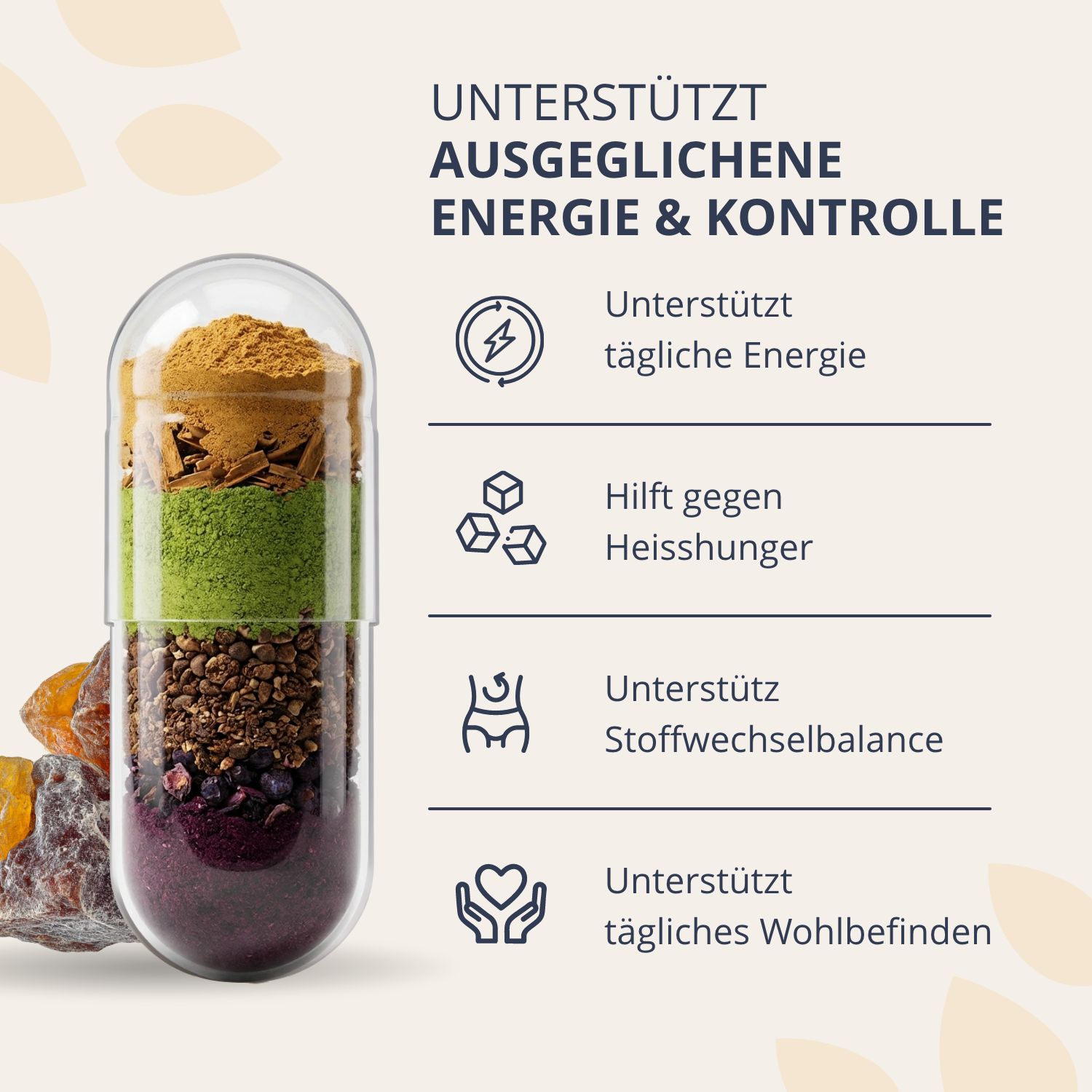 Ingredienti di una capsula Golden Tree Sugar Control.