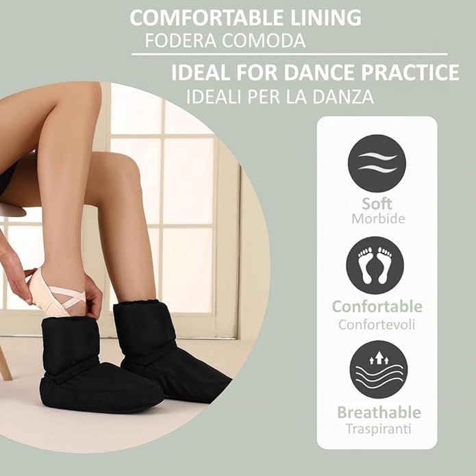 Scaldapiedi Danza Bloch Ballet Warm Up Stivali Per Riscaldamento M (39–40). FF