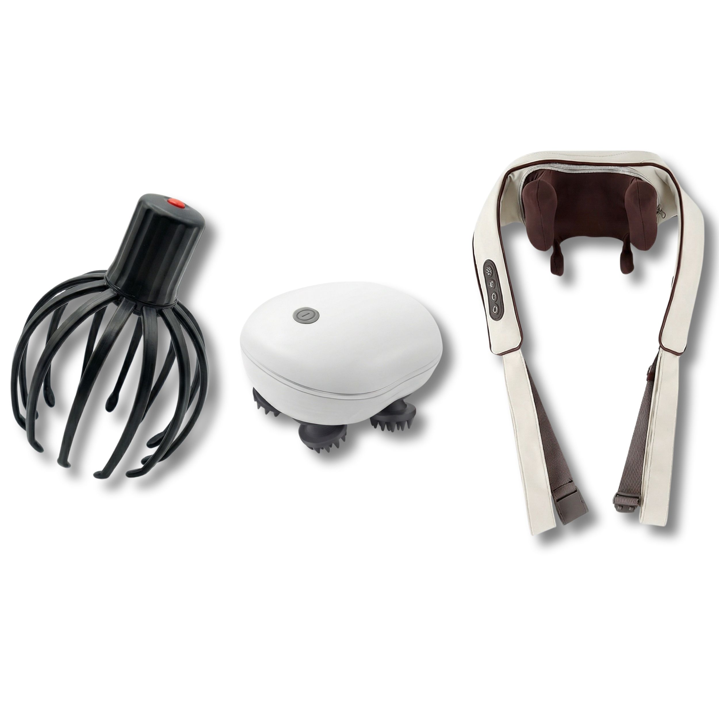 Cofanetto Massaggio Expert 360° – Massaggiatore Cranico + Corpo 3D + Shiatsu