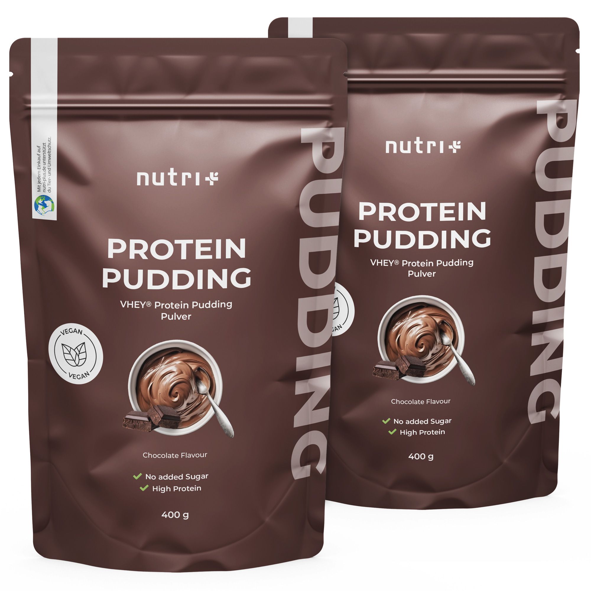 nutri+ Protein Pudding Polvere Vegana - 800g