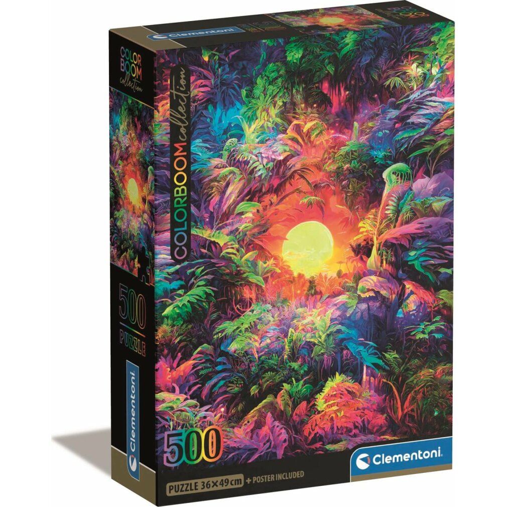 clementoni Puzzle ColorBoom: Alba nella giungla 500 pezzi