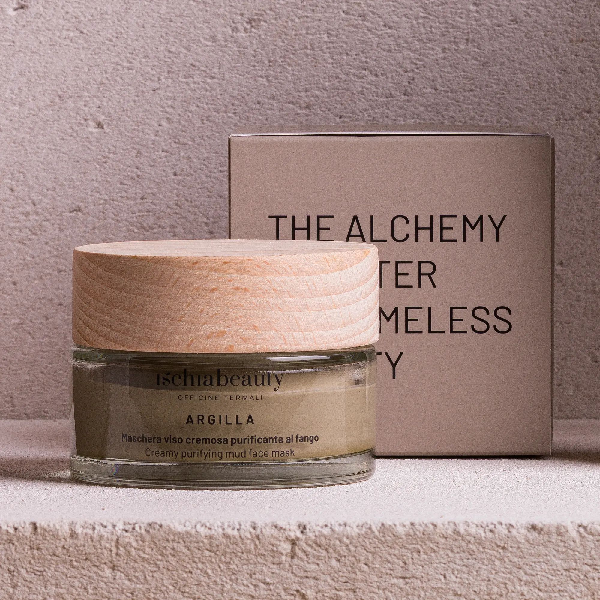 ischiabeauty Maschera viso cremosa purificante al fango