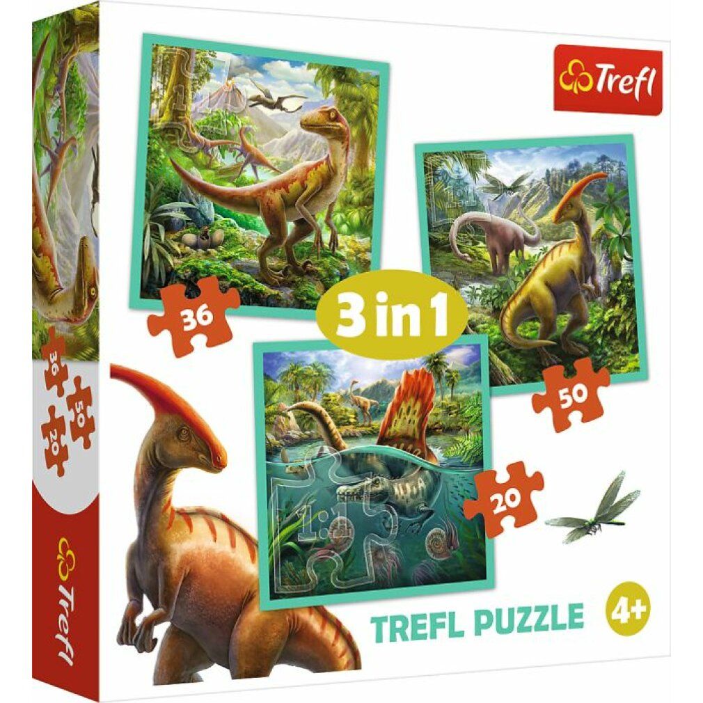 Puzzle 3 in 1 ? Dinosauro