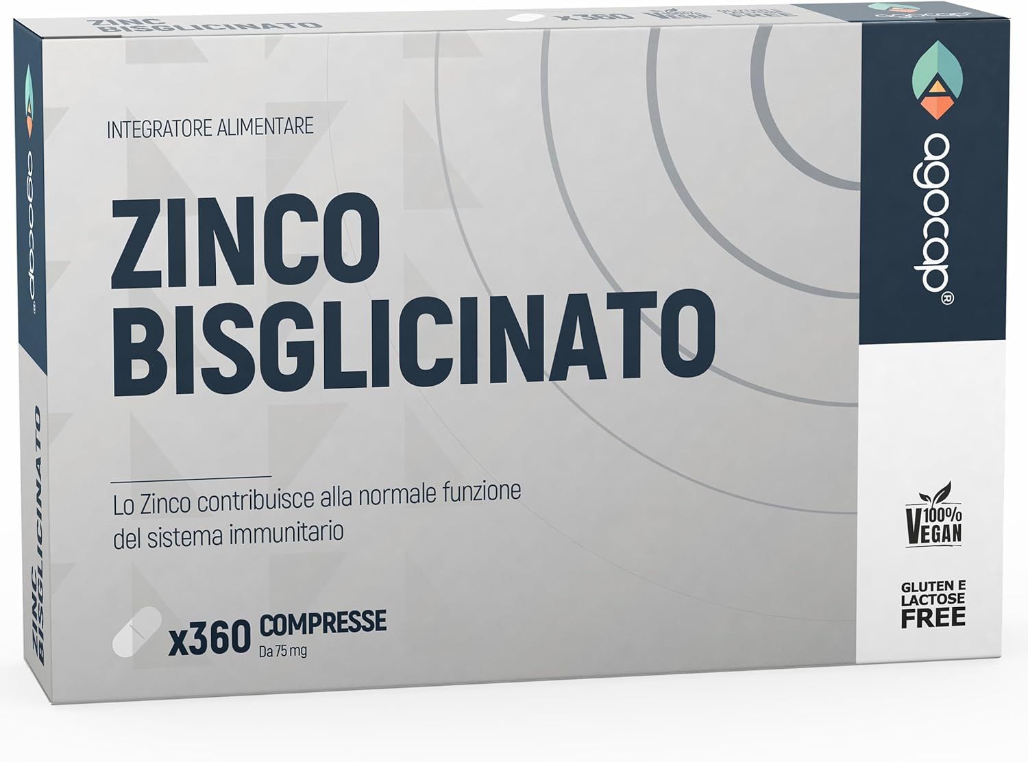 Zinco Bisglicinato 15 mg – Integratore per Difese Immunitarie, Pelle, Unghie e Metabolismo
