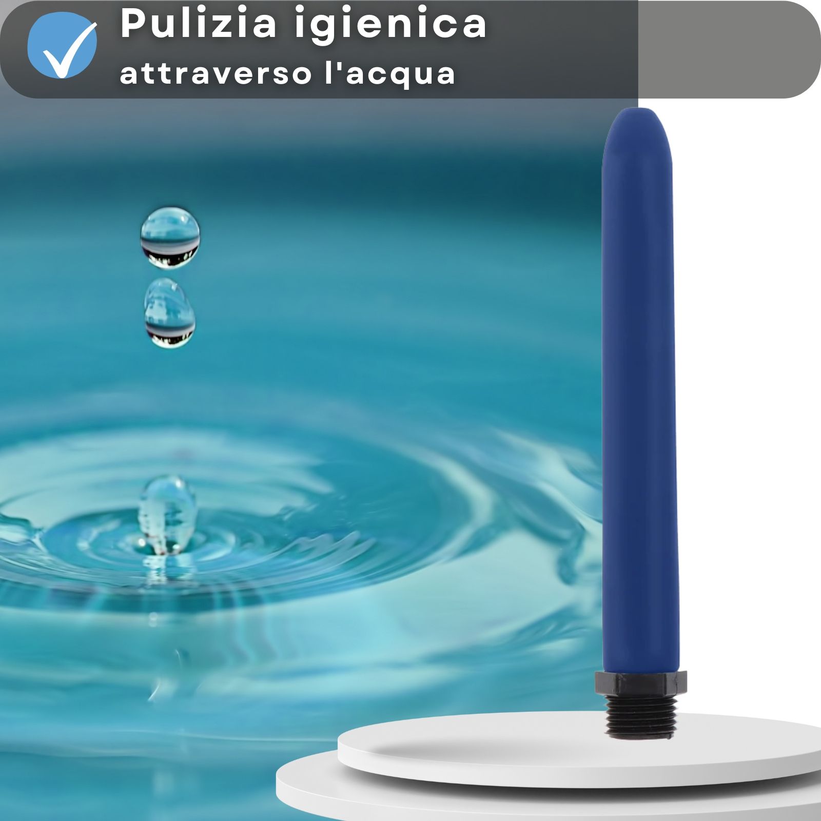 Lovelyness - Accessorio per doccia anale e intima - 15 cm