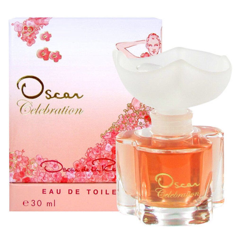 Flacone e confezione Oscar de la Renta Celebration Eau de Toilette.