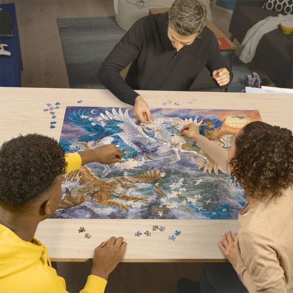 Ravensburger originale Un puzzle di qualità a Pegaso attraverso il Lfte (2000 parti)
