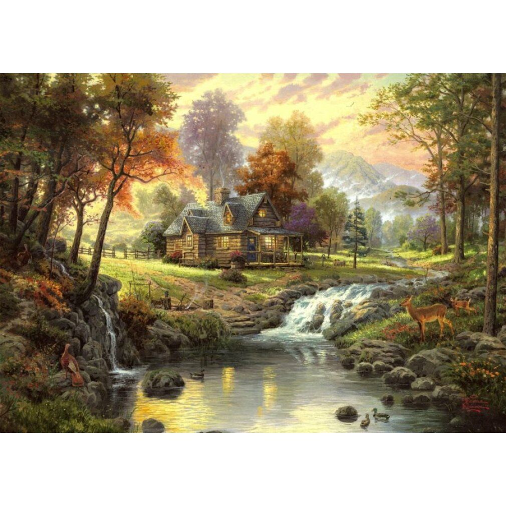 Puzzle schmidt Rifugio in montagna 1000 pezzi