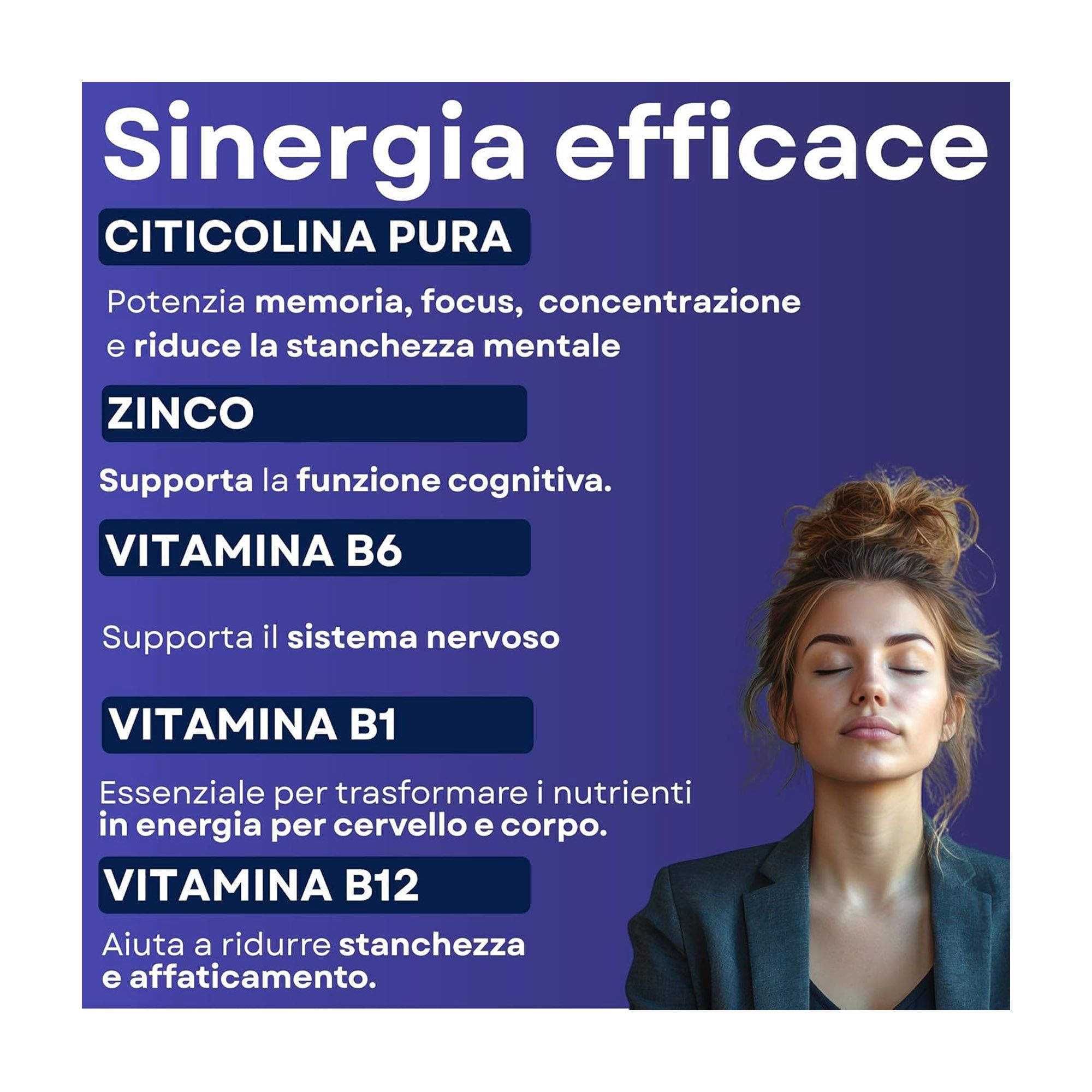 Poemia - Citicolina Pura 500mg