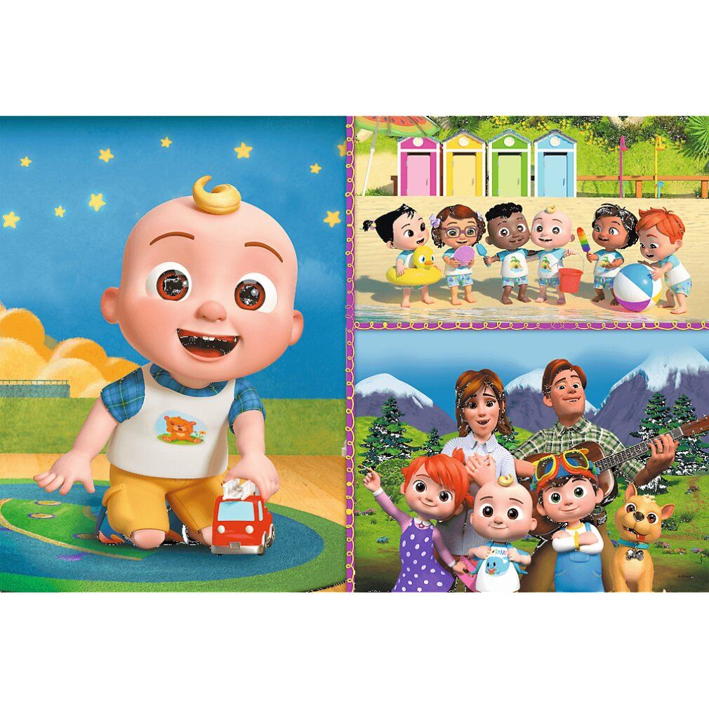 Puzzle reversibile trefl Cocomelon: Happy day with friends super giant 15 pezzi