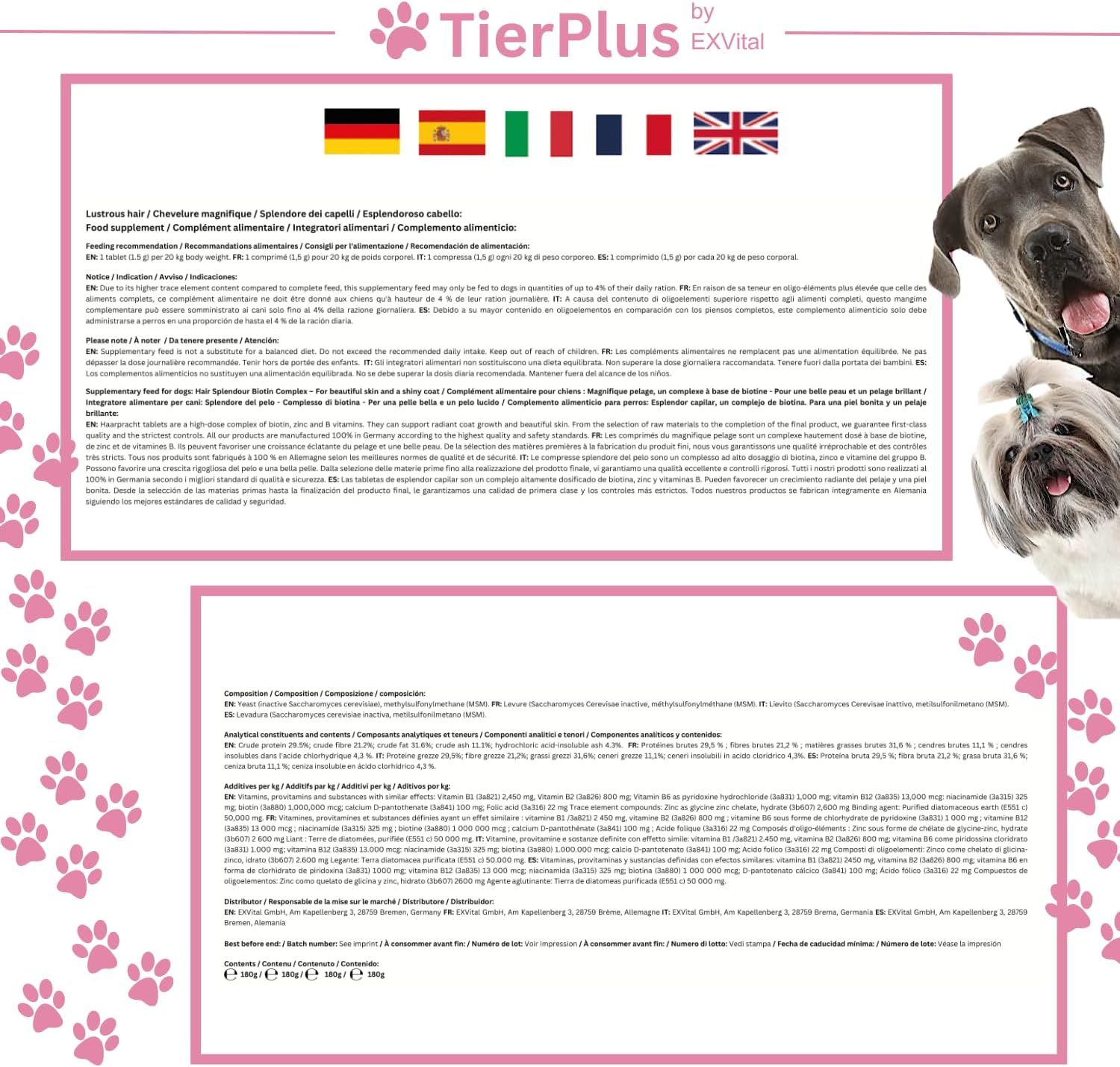 Sigillo 'Laborgeprüft' su un documento per EXVital GmbH.
