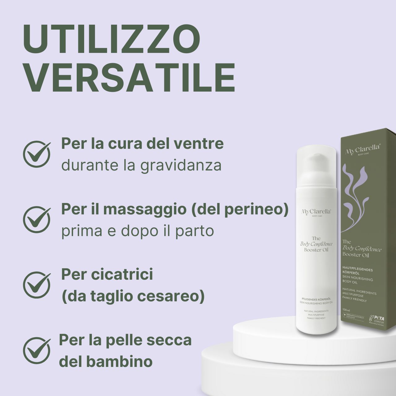 MyClarella® Set di Cura Mama & Baby – Cosmetici dalla gravidanza al post-parto