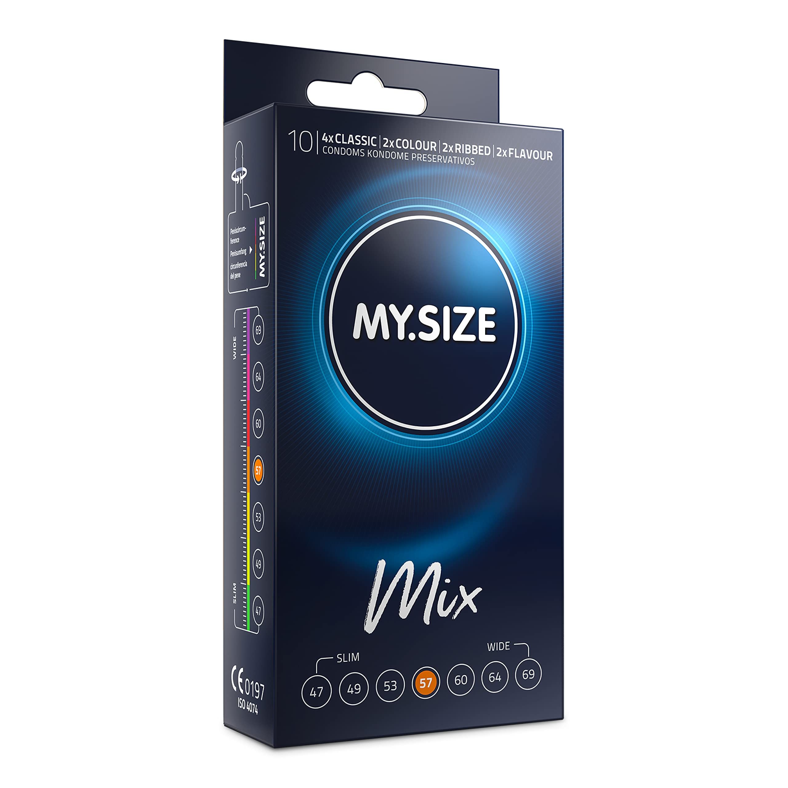 MY.SIZE Mix Preservativi Taglia 4 57mm