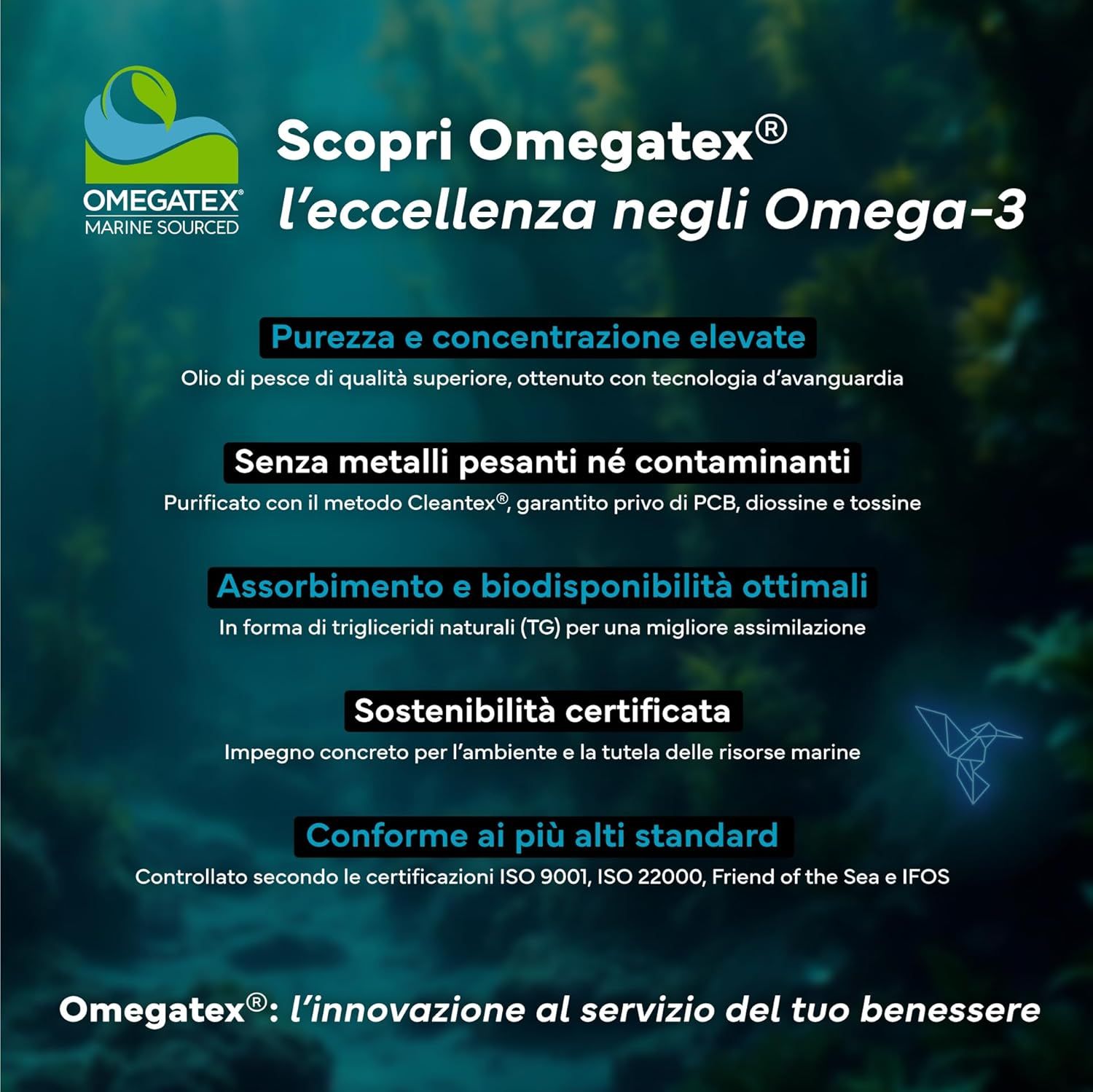 SEVENS NUTRITION Capsule di Omega 3 Olio di Pesce