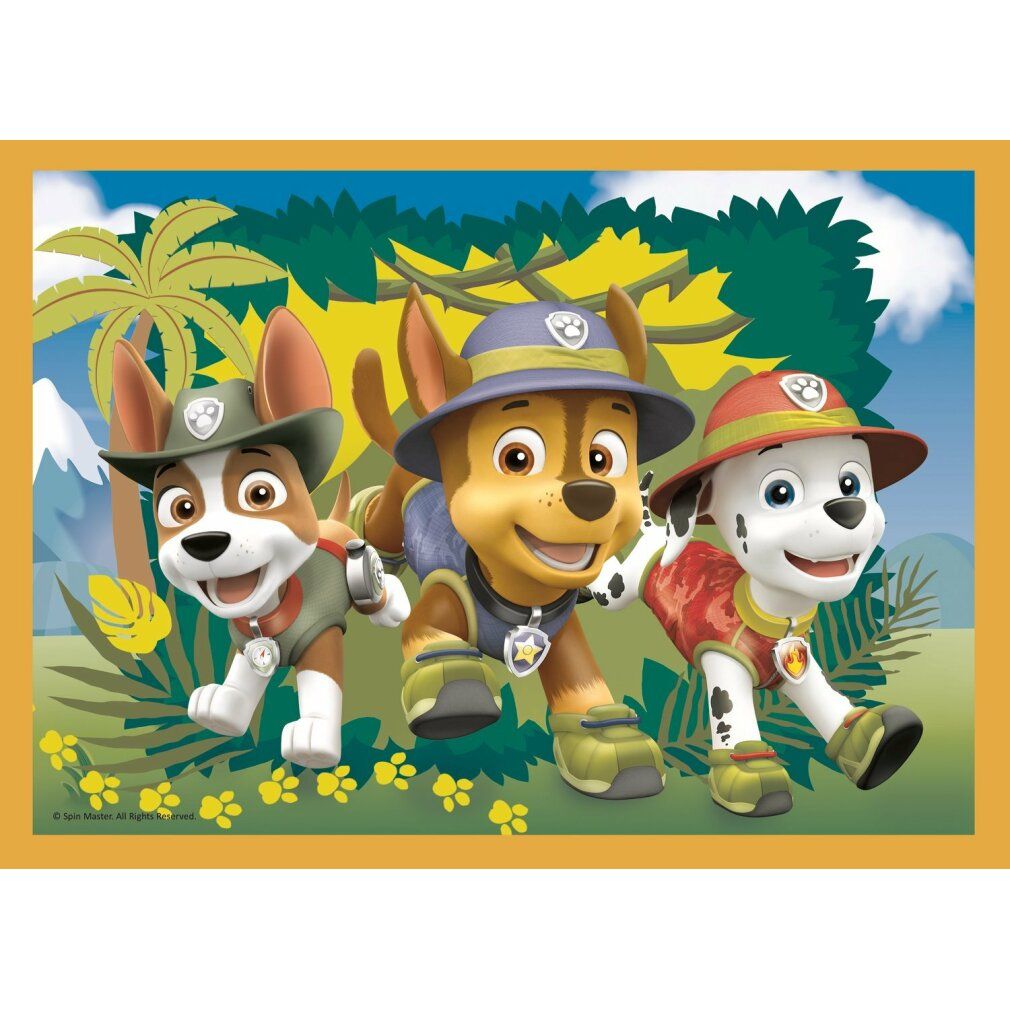 paw 4in1 puzzle 35/48/54/70 pezzi