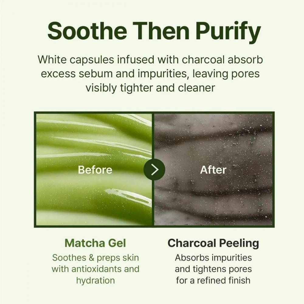 Centellian24 Madeca Matcha Toning Peeling Gel – Peeling in gel con tè verde e carbone attivo