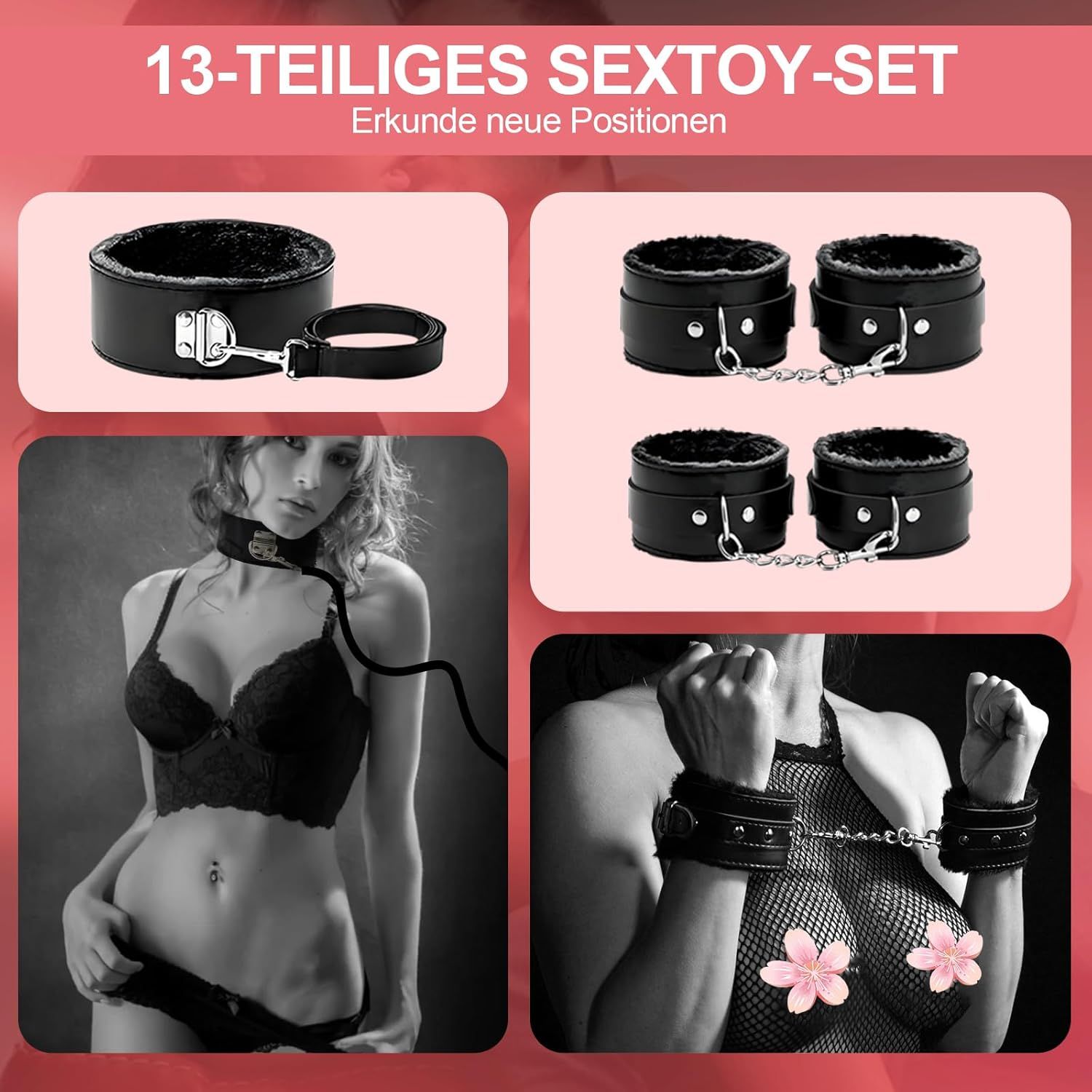 YICOCO set bondage BDSM, kit di fissaggio