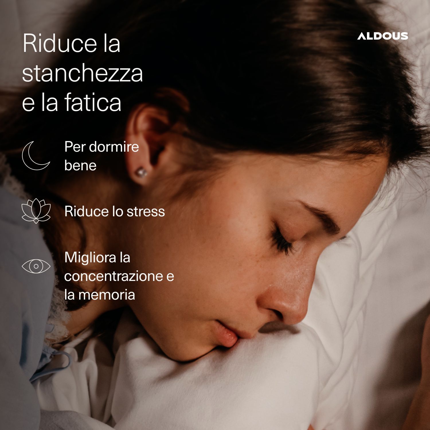 Aldous - Triptofano con Melatonina - Calma, Benessere