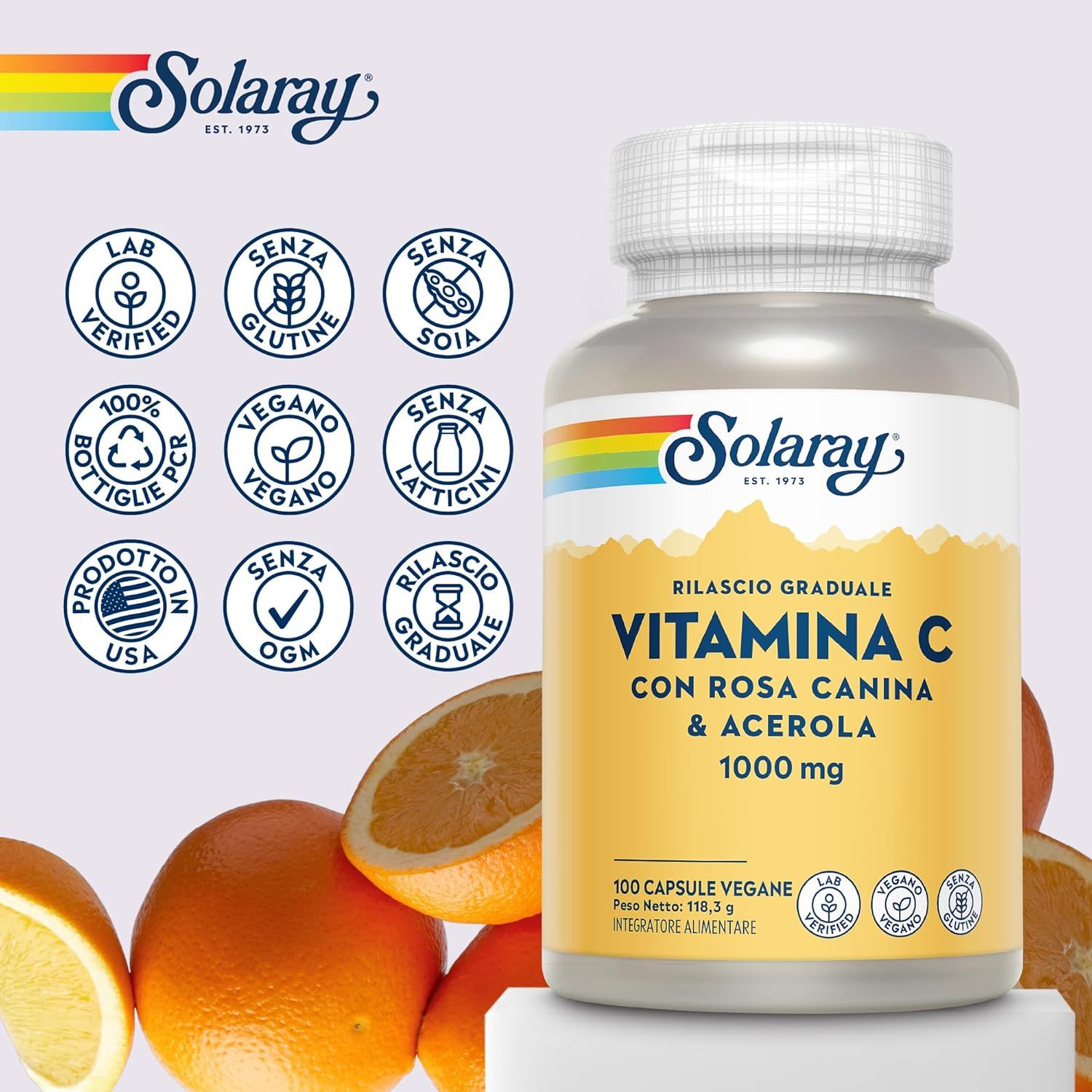 Solaray Vitamina C Capsula