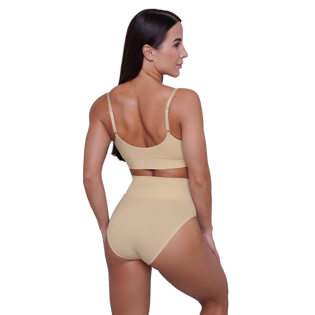 GymBeam Reggiseno sportivo donna Triangle nude con spalline regolabili