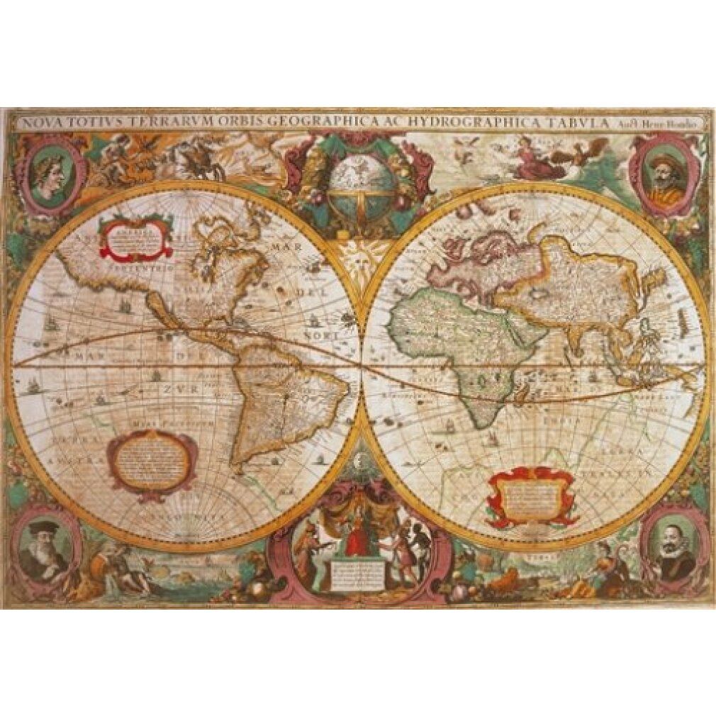 Collezione di alta qualità - Puzzle da 1000 pezzi - Mappa antica