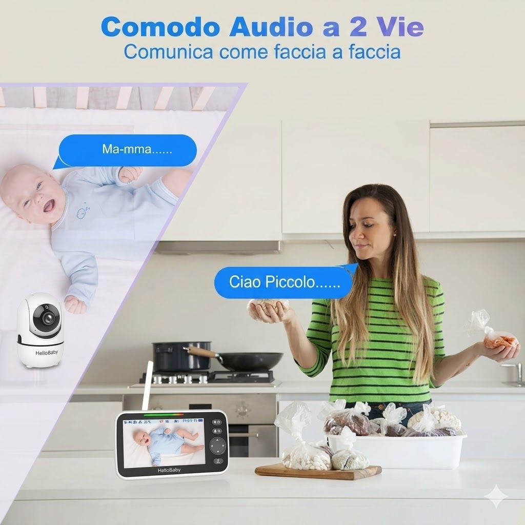Baby monitor con telecamera HelloBaby