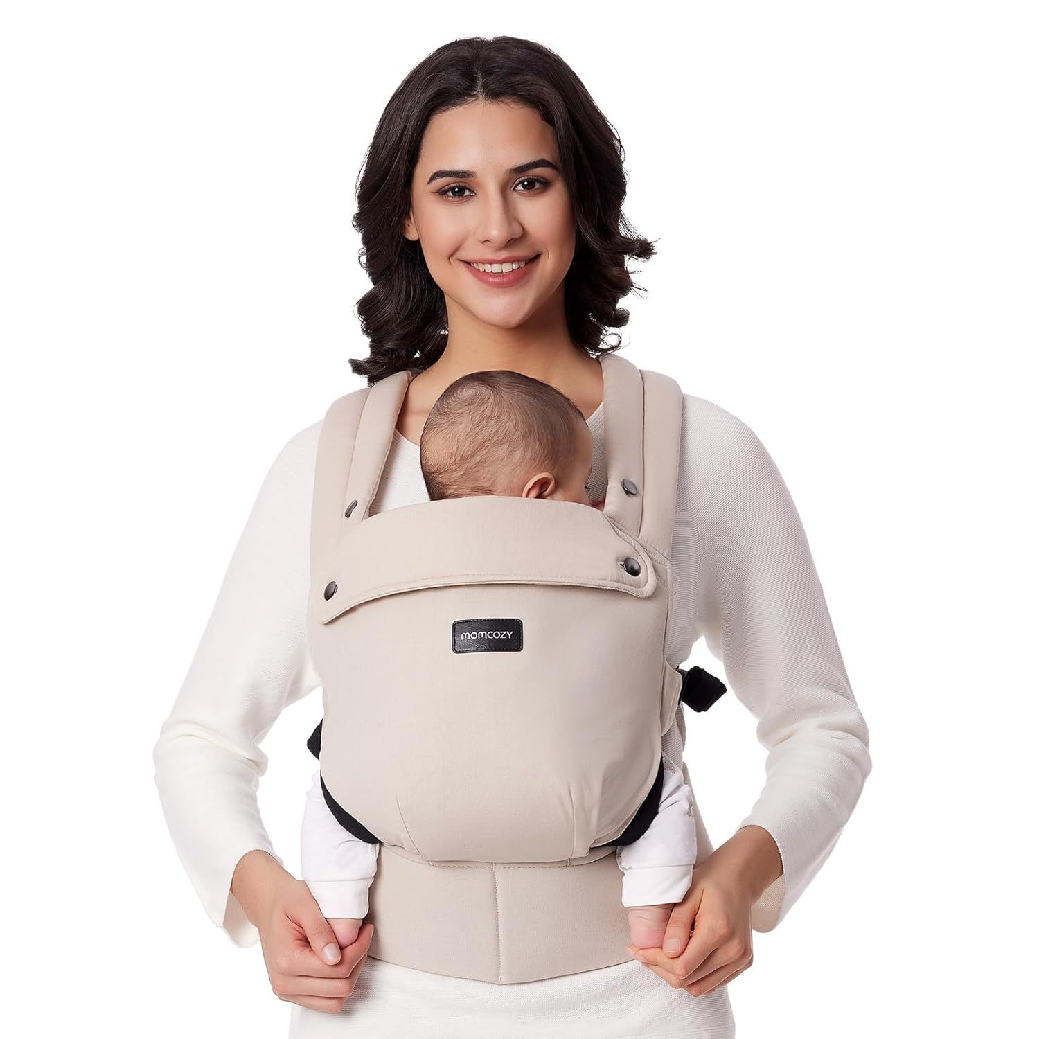 Momcozy Marsupio per Bambini Leggero e Traspirante Khaki