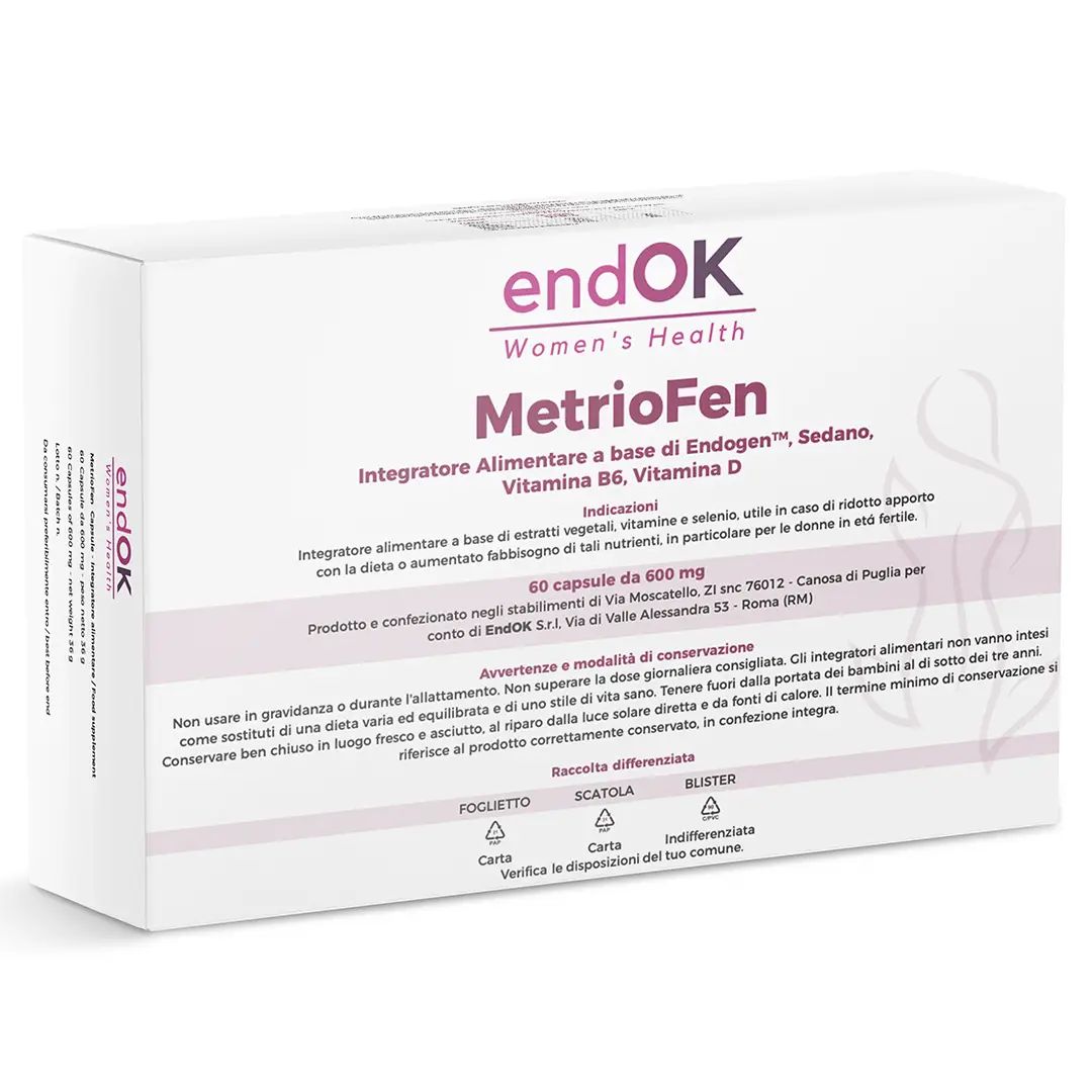 METRIOFEN Integratore per endometriosi trattamento 4 mesi