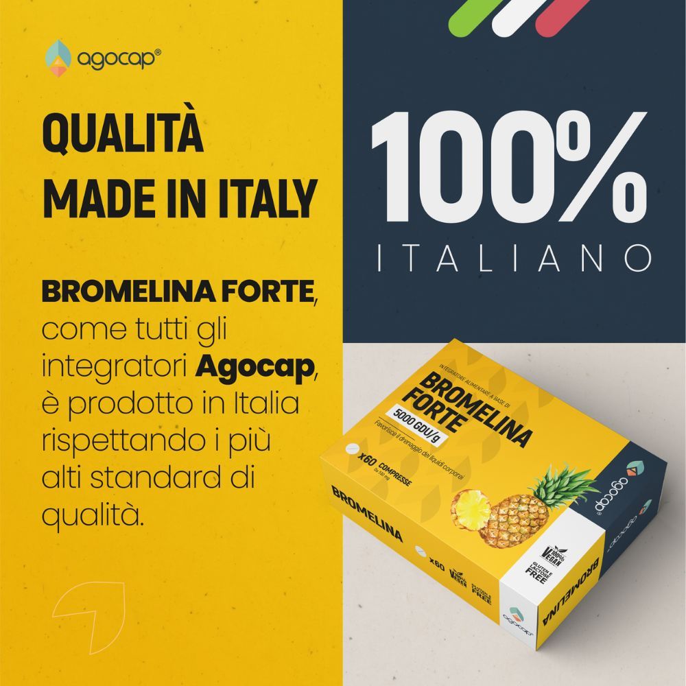 agocap - bromelina forte drenante e anticellulite