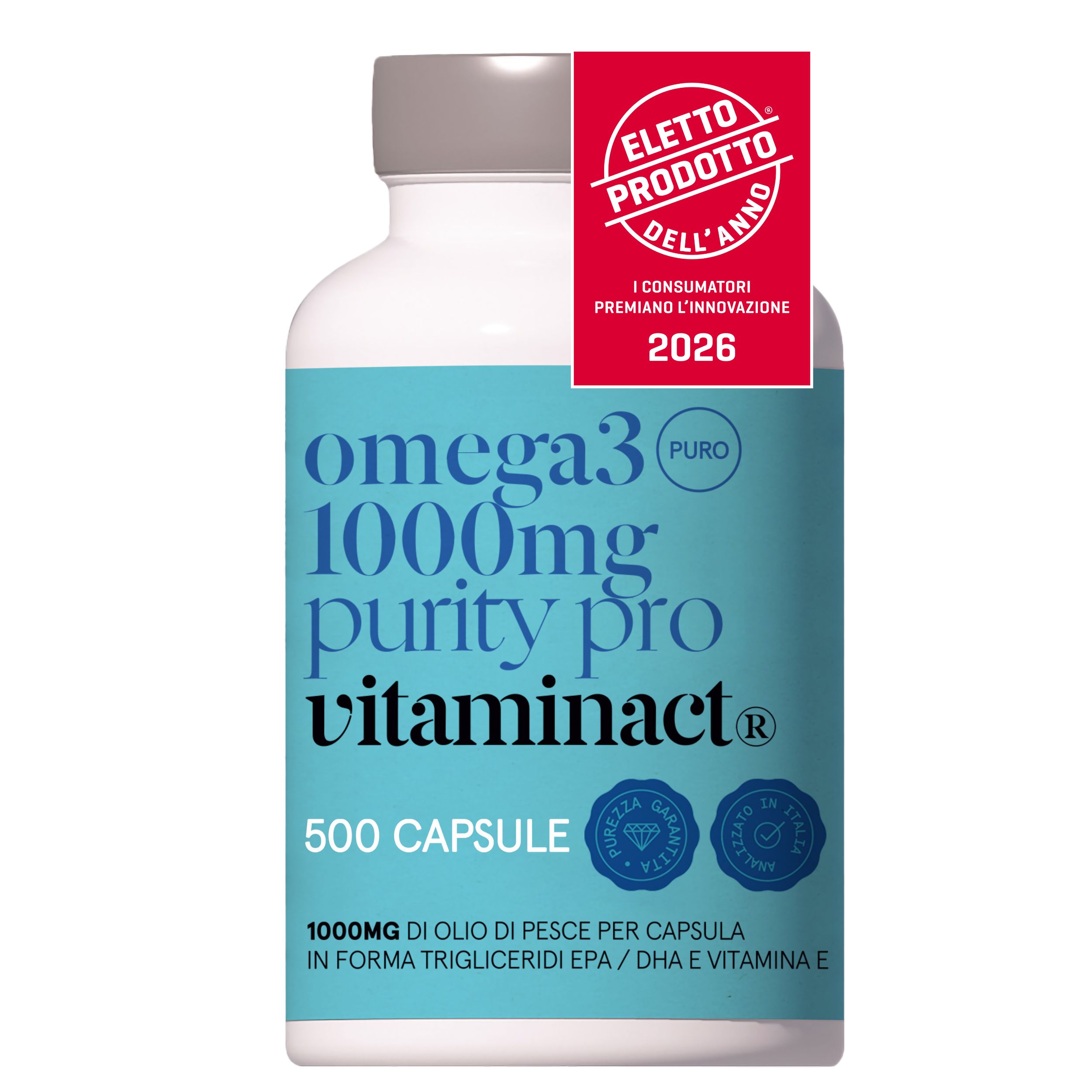 Vitaminact - Omega3 1000 mg Purity Pro