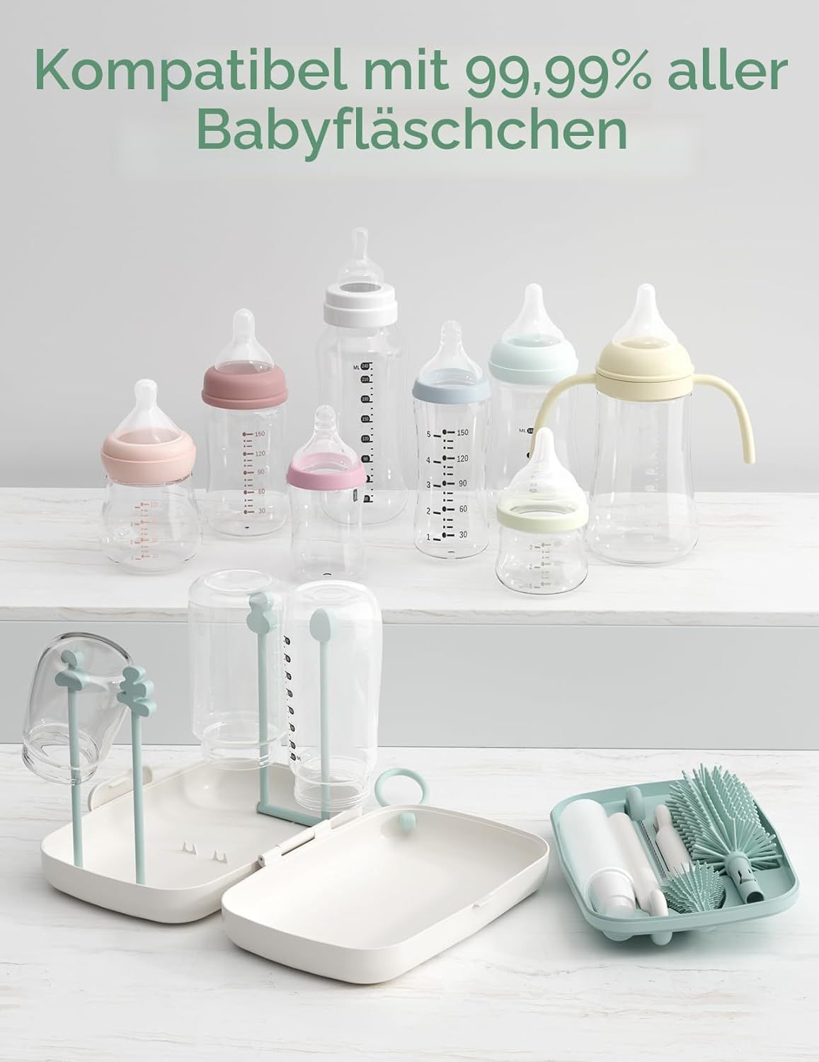 Set di spazzole per biberon Momcozy – biberon per bambini