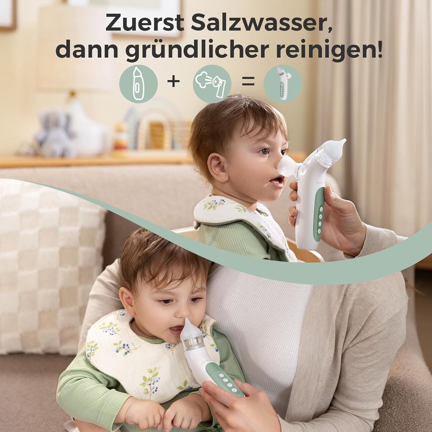 Aspiratore nasale elettrico per bambini Momcozy BreezyClear