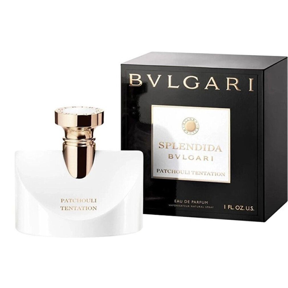 Bvlgari Splendida Patchouli Tentation Eau de Parfum flacone e confezione.