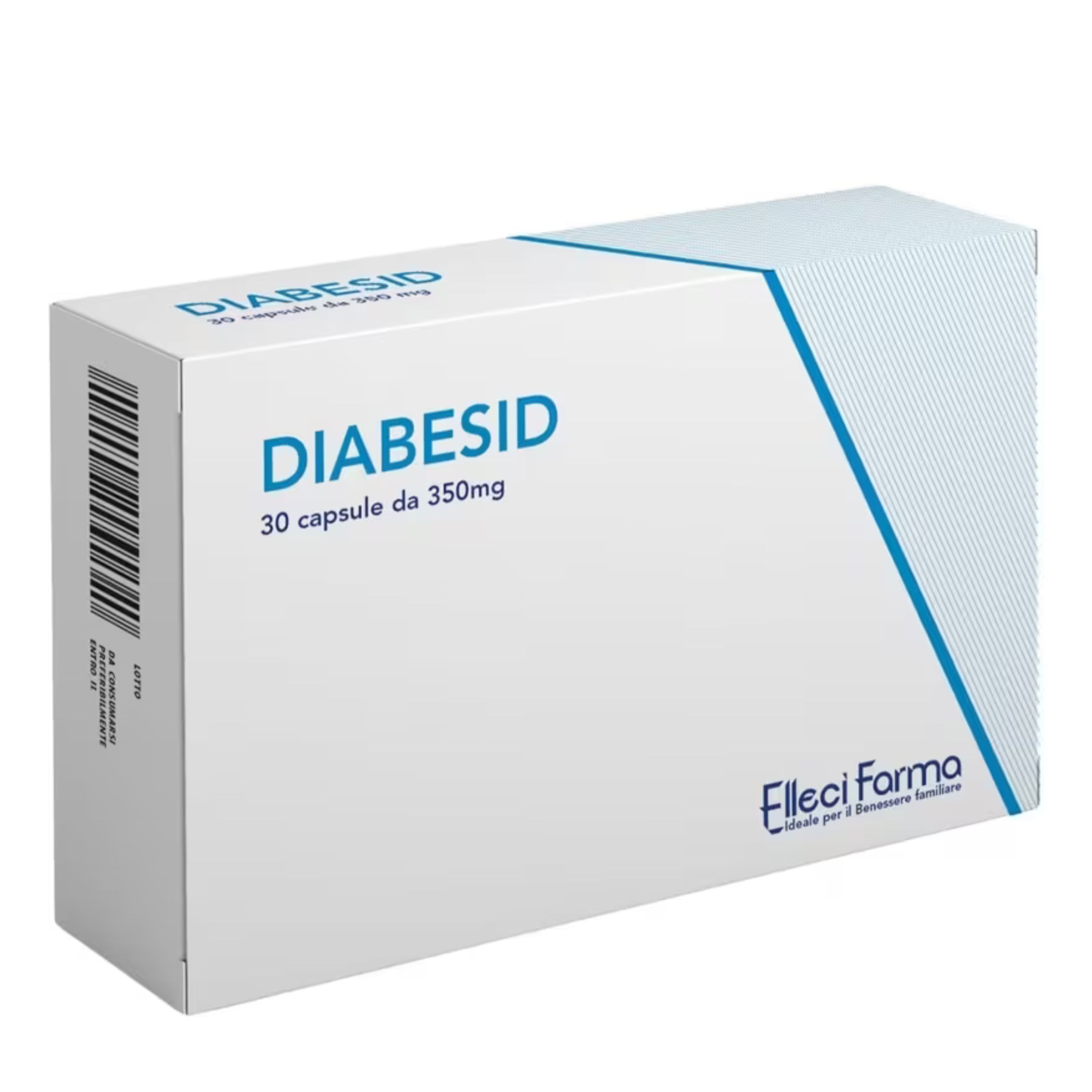 Elleci Farma Diabesid – Integratore Metabolismo Glucosio con Cromo, Berberis e Coprinus 30 cps